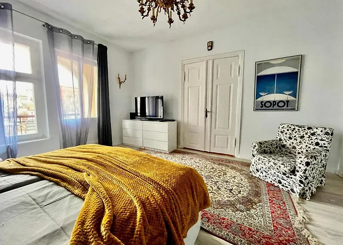 아파트 Kamienica Monte Cassino Sun I 7 Min Plaza I 2 Sypialnie I Balkon 소포트